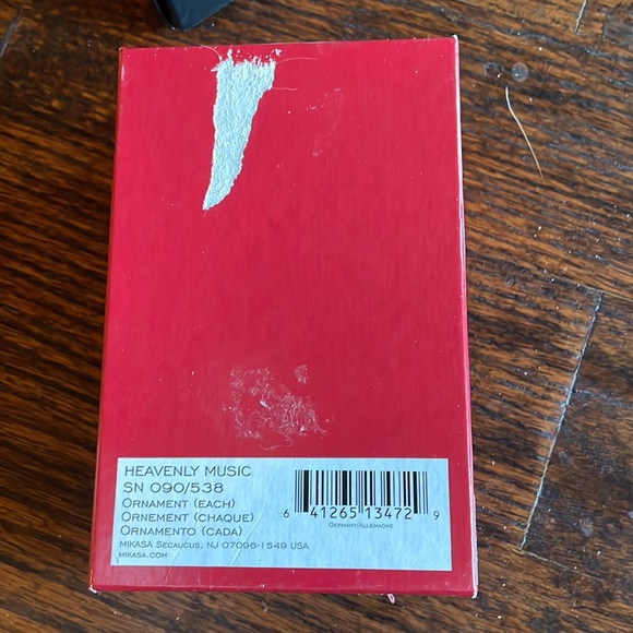 Mikasa Crystal Christmas Praying Angel Ornament Heavenly Music in Original Box - Picture 2 of 5